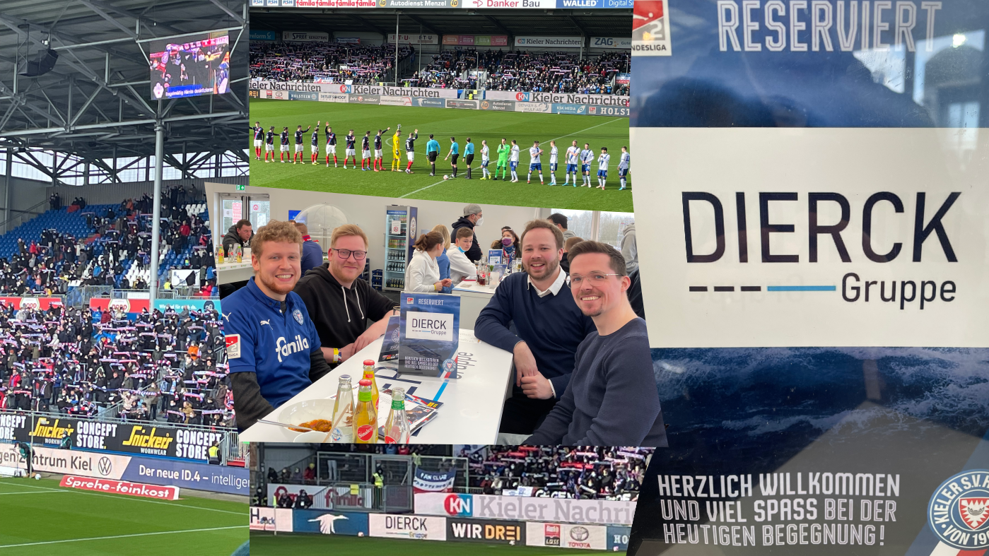 DIERCK Gruppe feiert Holstein Kiel
